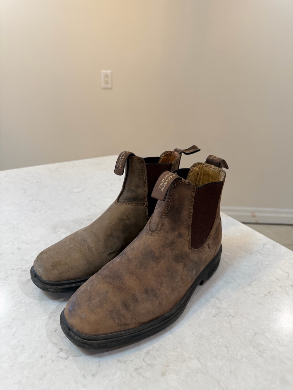 Blundstone #1306 Chisel Toe Rustic Brown Boots AUS 9